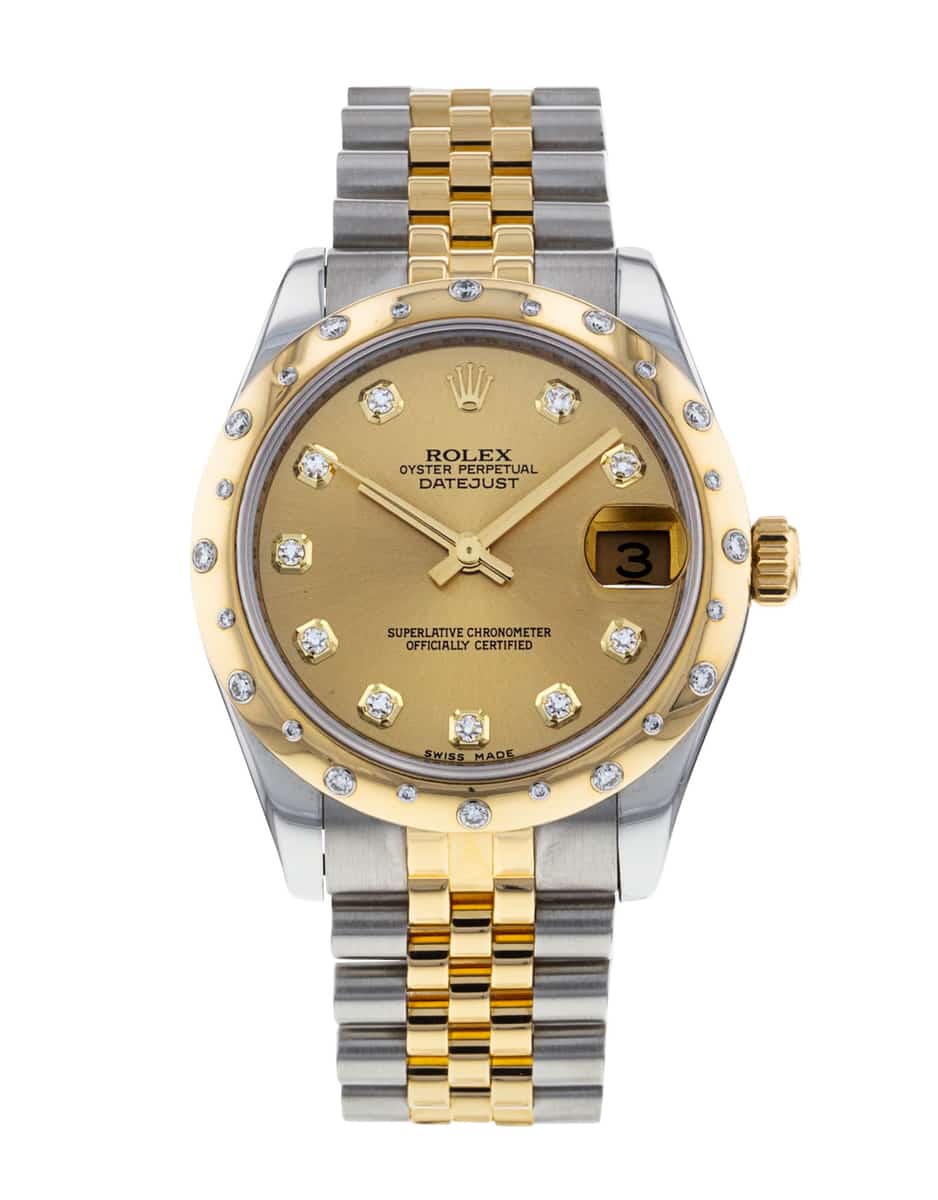 Rolex Datejust Lady 31 Champagne Diamond Dial
